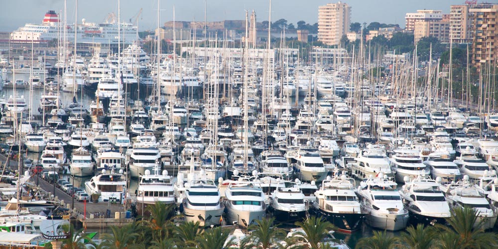 Palma Mallorca Harbour marina yachts