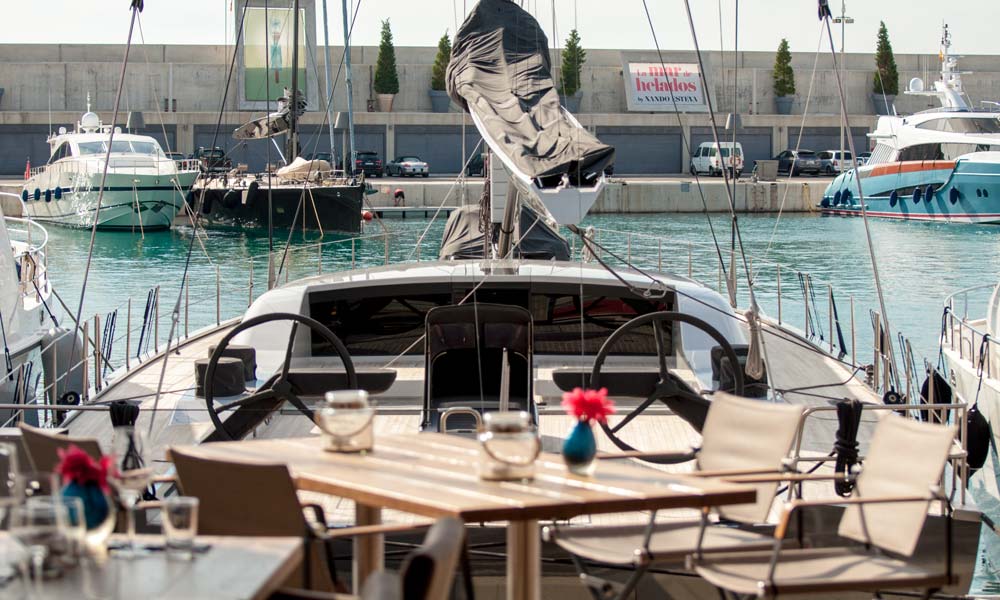 Port Adriano sailing super yacht Baltic 108 win win grill restaurant bruno real estate mallorca neighbourhood guides casafari