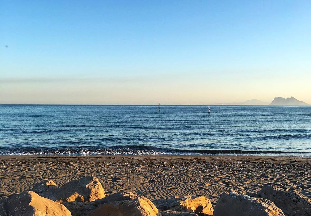 Sotogrande property buyers enjoy beaches with a unique view of Gibraltar and North Africa.