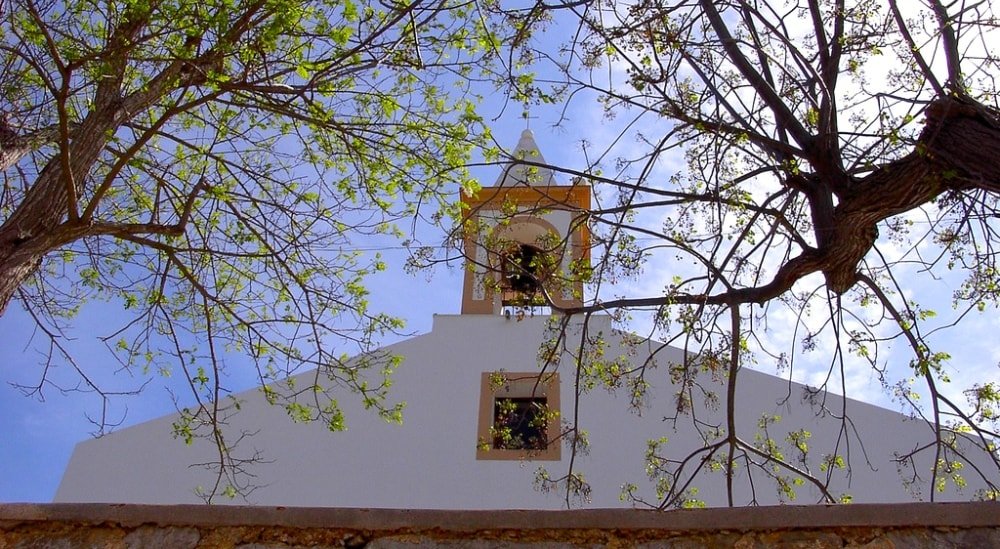 church sant joan ibiza spain