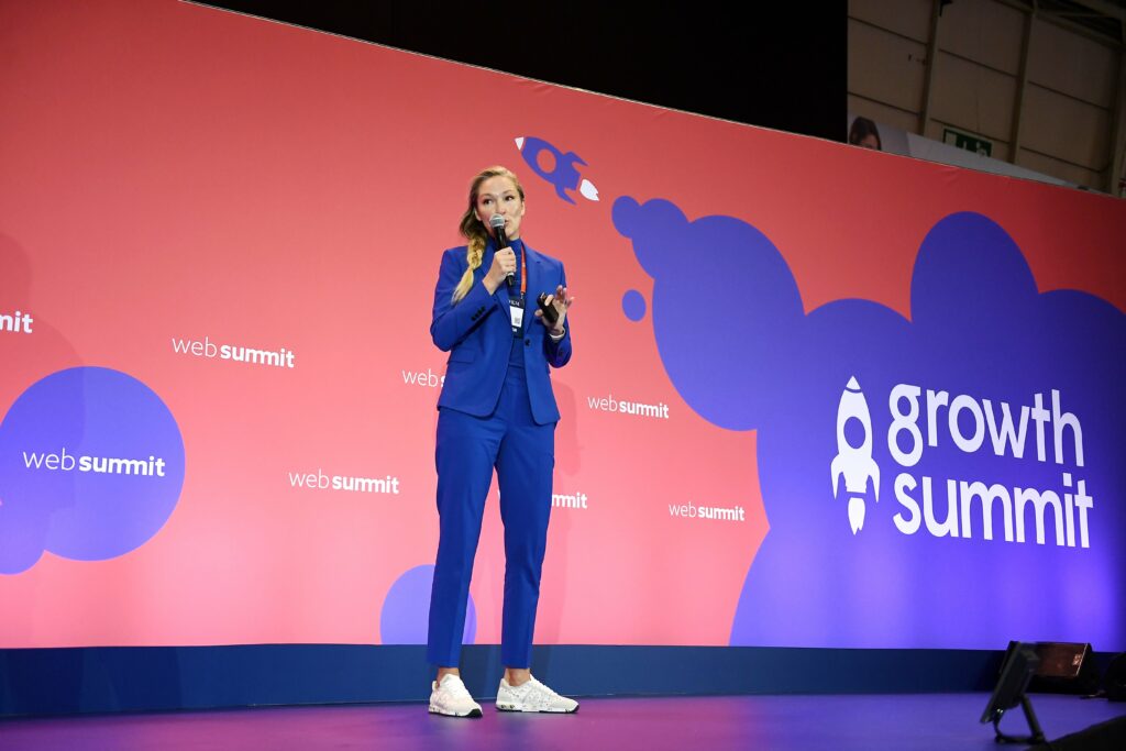 Mila Suharev, Co-CEO Product and Data of CASAFARI, at the growth stage of the Web Summit