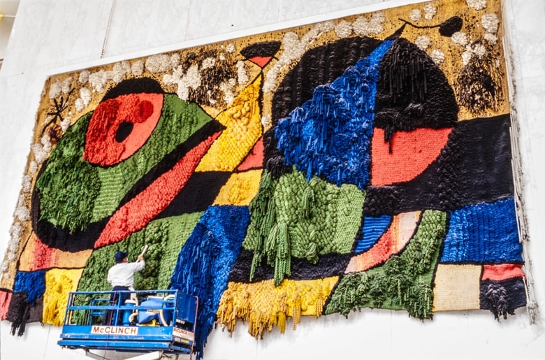 Centro de tapiz de Joan Miró, España Centro de tapiz de Joan Miró, España