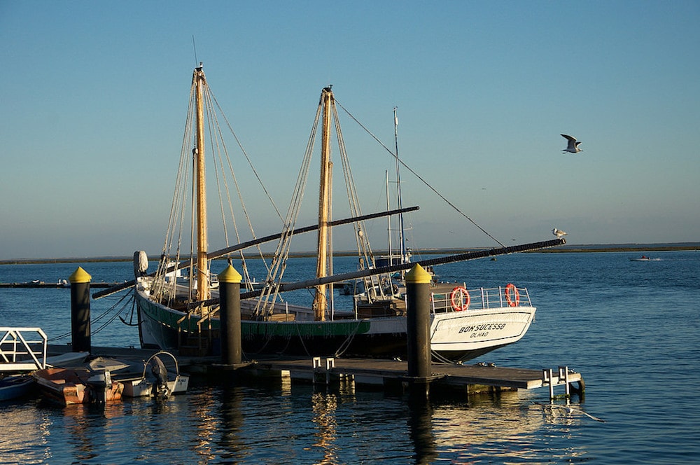 Barco em Olhão, Algarve, Portugal