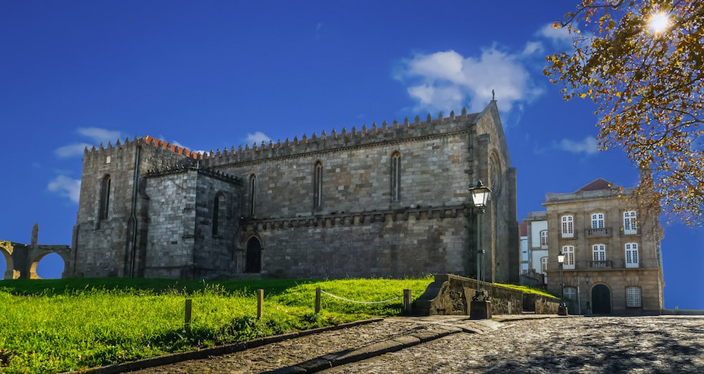 Construção antiga em Vila do Conde, Portugal