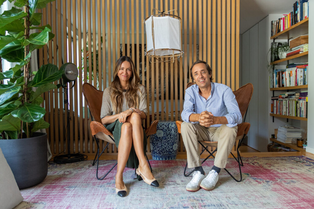 Miguel e Magda Tili, da Home Lovers, em sua casa