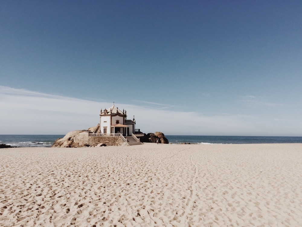 Praia em Vila Nova de Gaia, Portugal