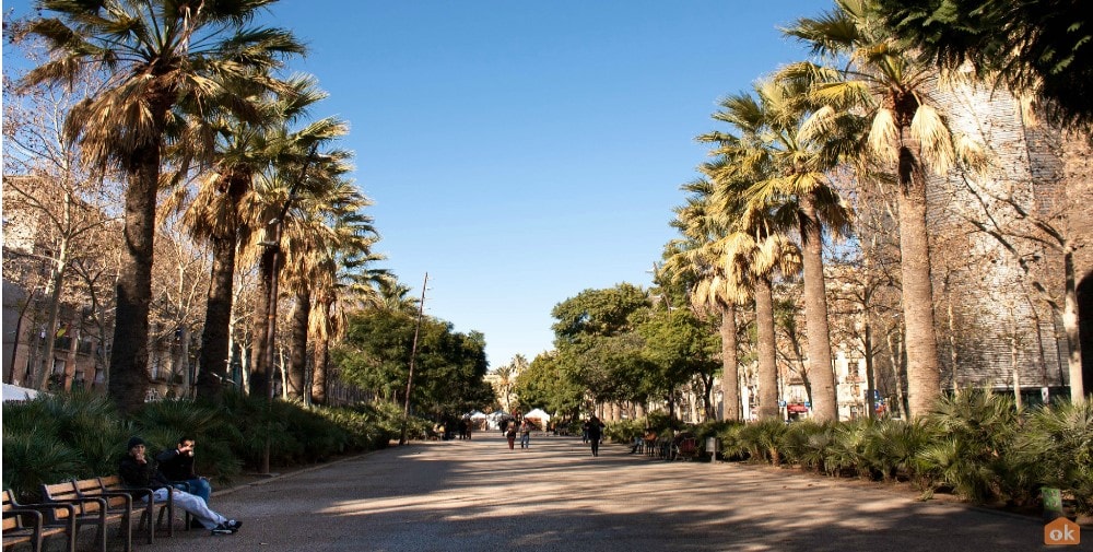 Rambla en el Raval, Barcelona, España