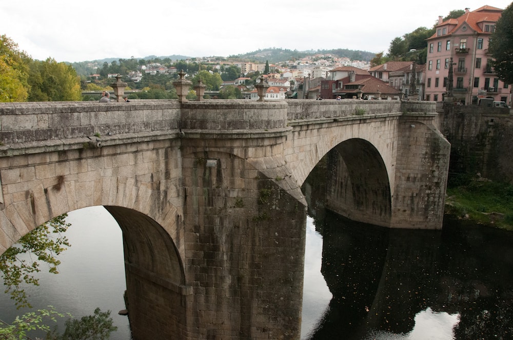 as belas pontes de Amarante, no norte de Portugal