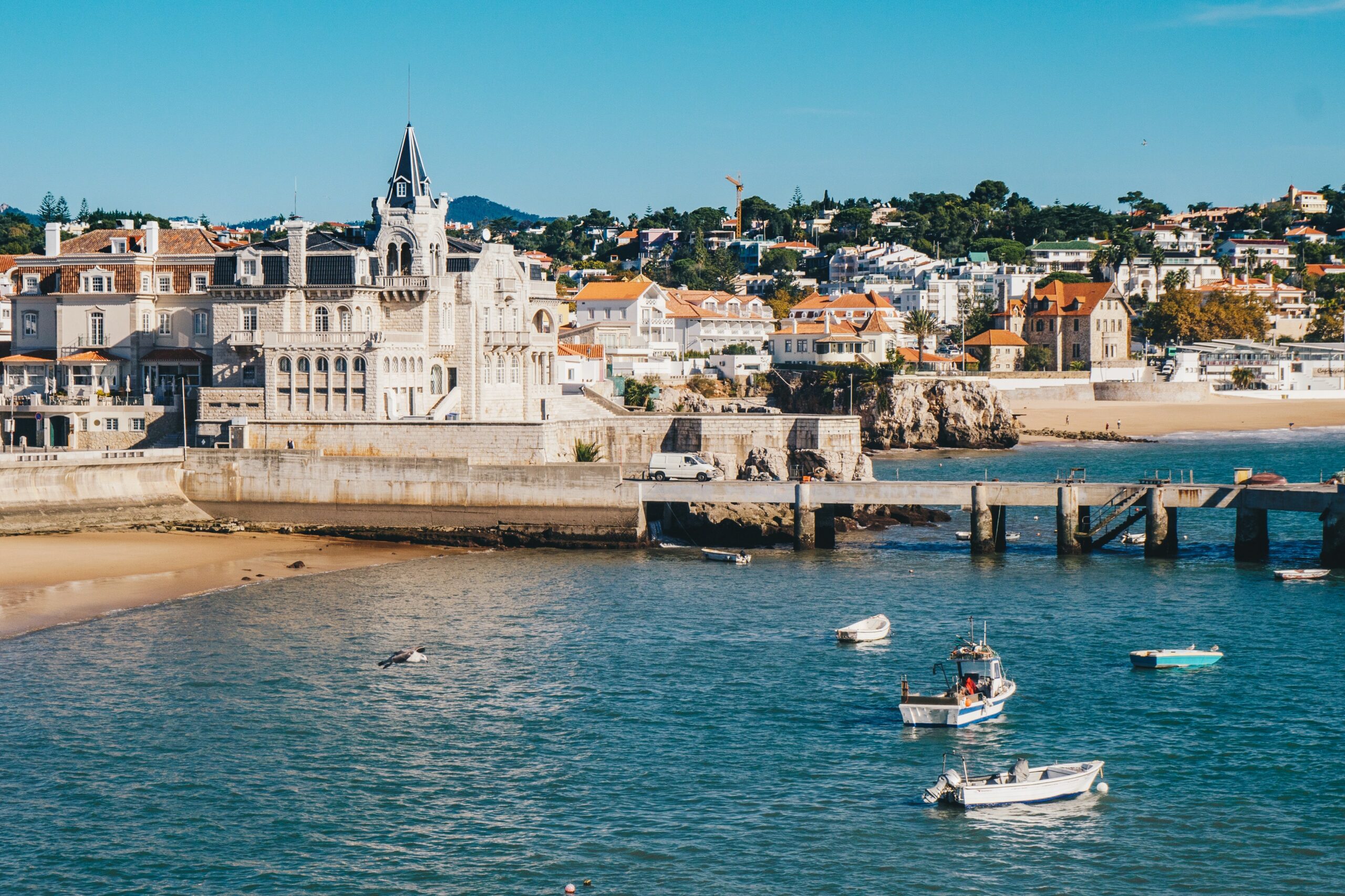 Praia em Cascais, Portugal