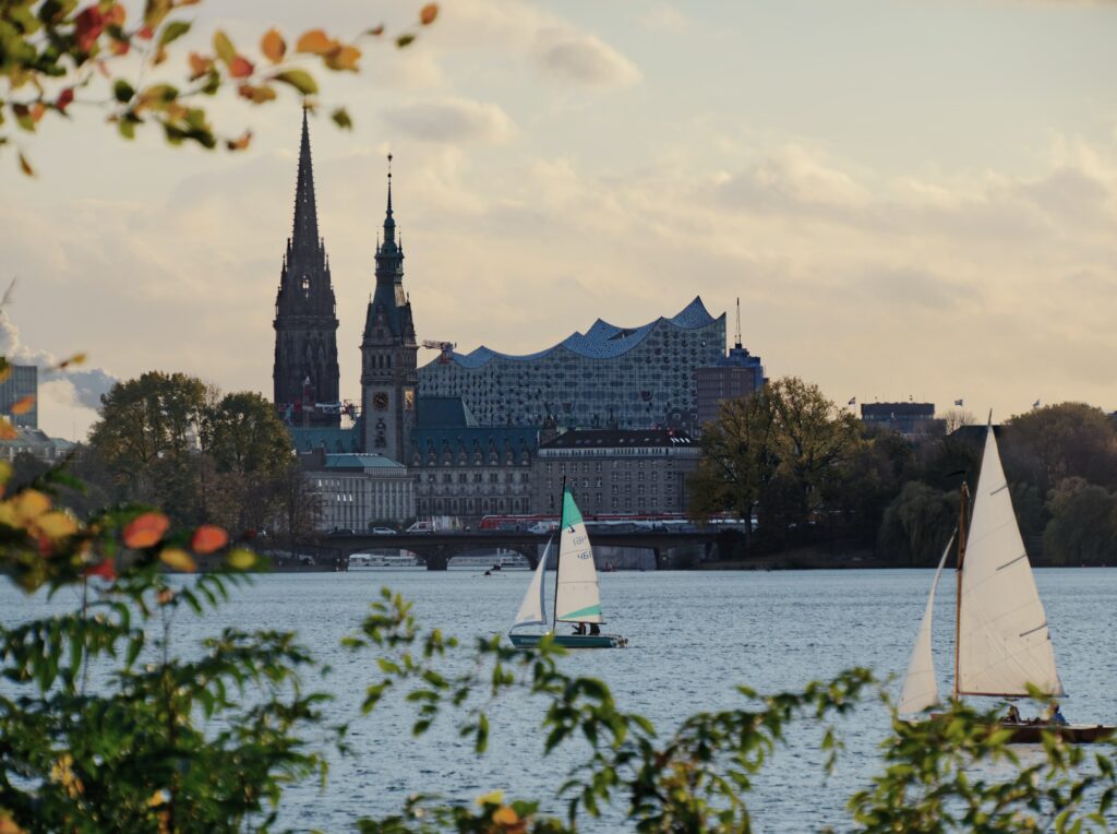 Ein schöner Herbstnachmittag in Hamburg