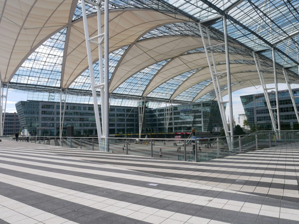 Flughafen in München, Deutschland