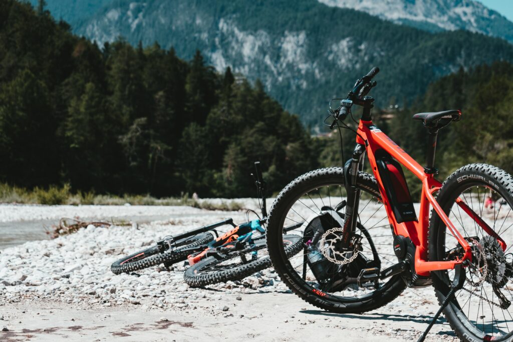 Radfahren in den bayerischen Alpen
