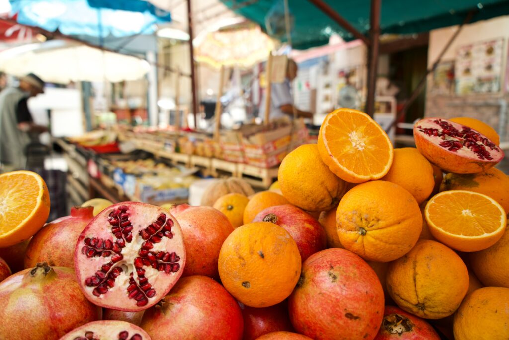 Frutta a Palermo, Italia