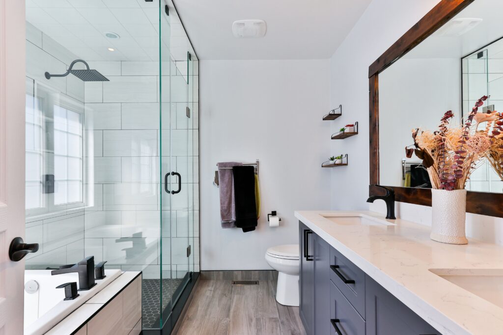 Bathroom of a staged home