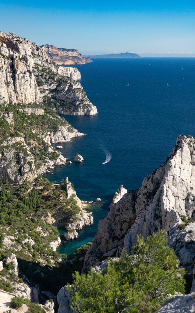 Vue sur la plage à Marseille