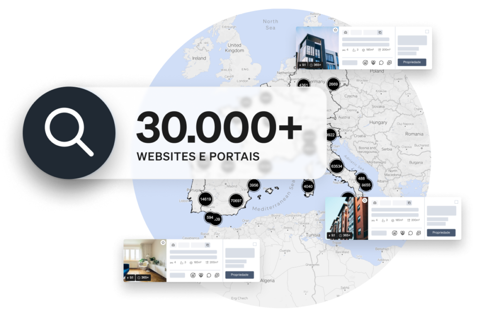 A Pesquisa de Propriedades da CASAFARI oferece mais de 30 filtros para encontrar a propriedade que cumpre todos os quesitos dos clientes dos agentes imobiliários