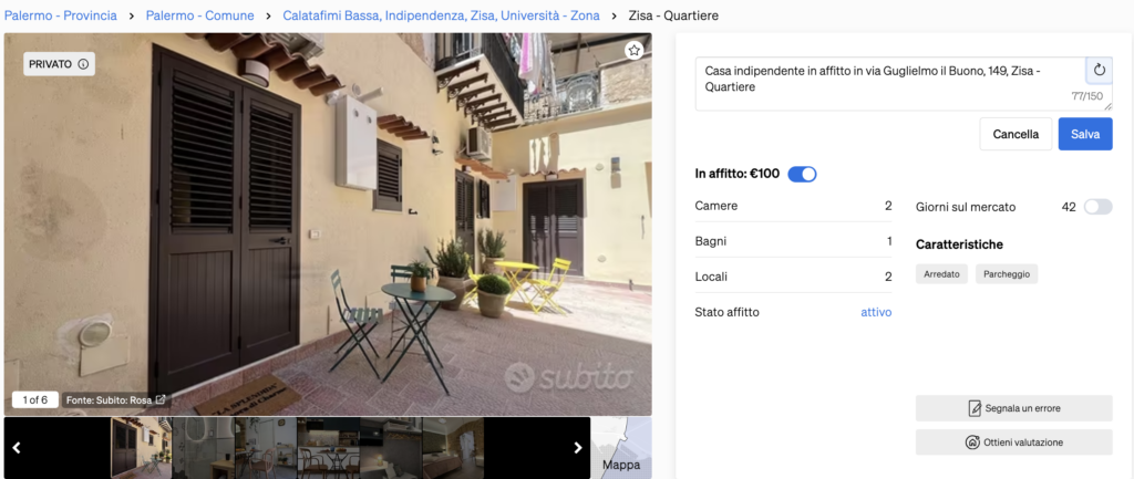 Modifica del titolo di una proprietà all'interno della Pagina del Report di Proprietà per creare uno SmartLink