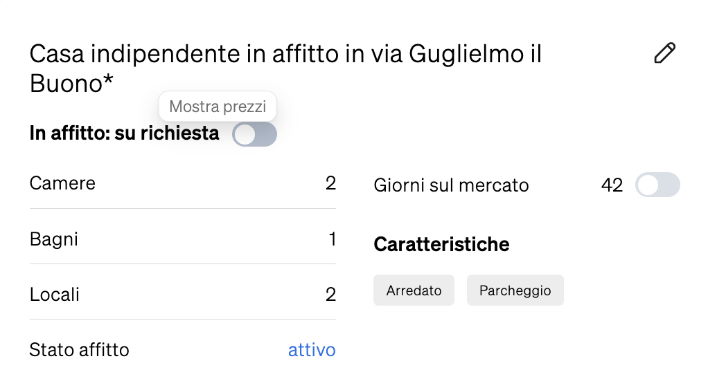 Selezione del contenuto che si desidera mostrare sullo SmartLink