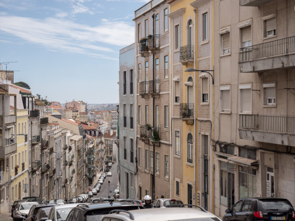 Rua na Penha de França, Lisboa