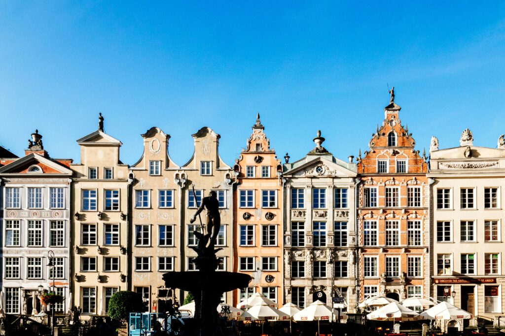 The statue of Neptune in Gdansk’s Main Town.