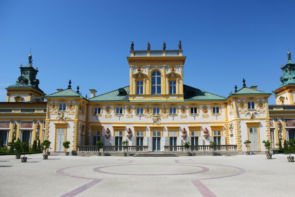Wilanow palace in Warsaw, Poland