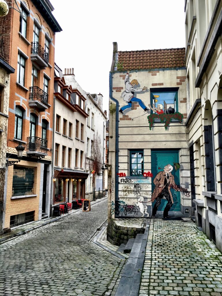 part of the Comic Strip Trail, in Brussels