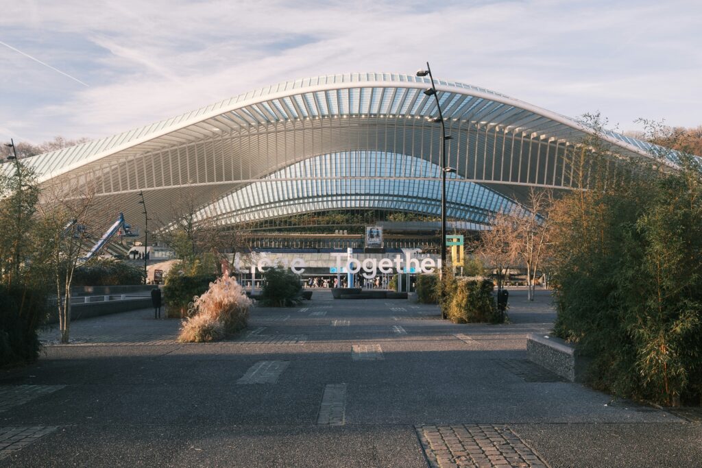 Liège-Guillemins station, with the design made by Santiago Calatrava. Using data integration tools, investors and professionals can understand the location information of an area, including transportation possibilities.