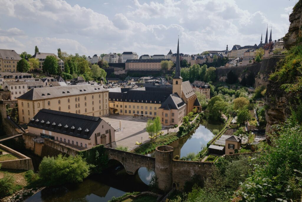 Touristic areas of Luxembourg city