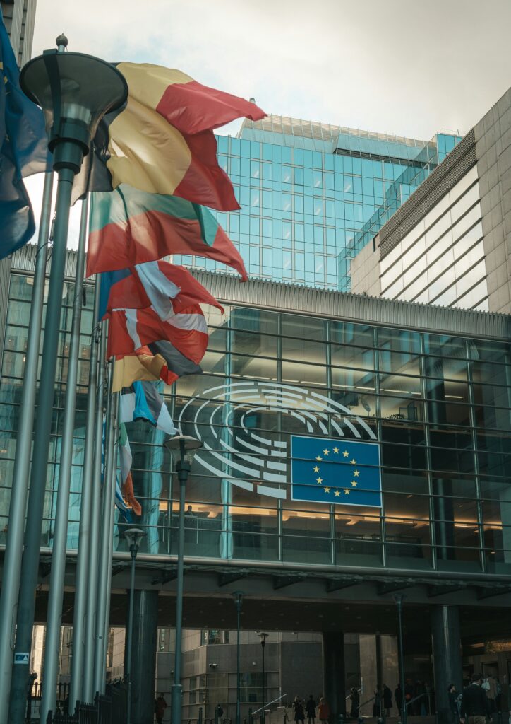 the building of the European Commission, in Brussels