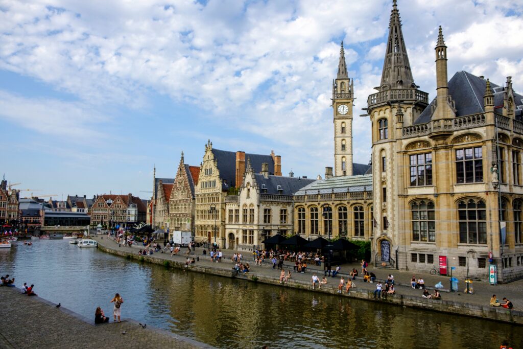 Ghent, a town by the river